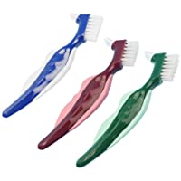 Cepillo de Dientes para Dentaduras Postizas- 3 Piezas Cepillo de Dientes Postizo- Cepillos de Dientes para Limpieza de…